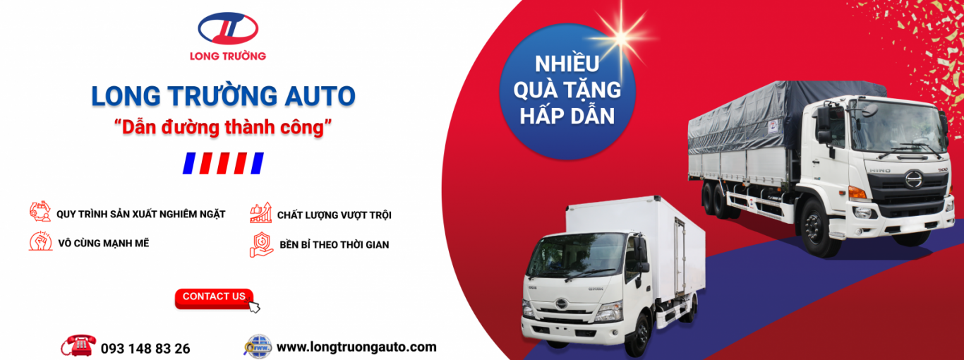 Xe tải đóng thùng tại Trường Long