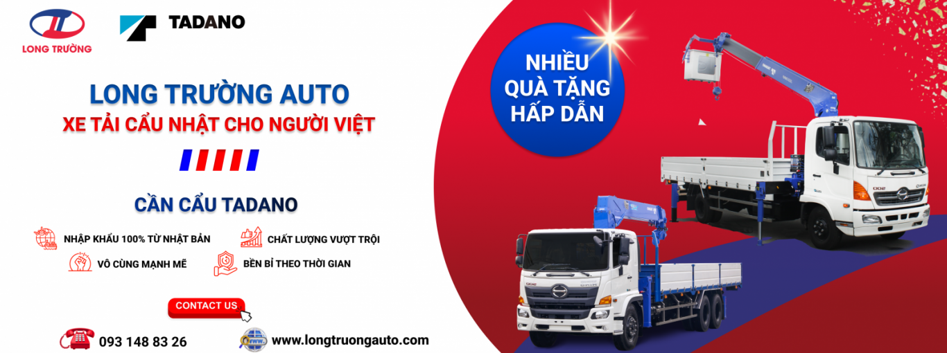 Xe tải cẩu Long Trường